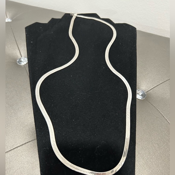 SALE!! MILOR ITALY 925 ITALIAN STERLING SILVER UNIQUE HERRINGBONE 30”CHAIN - Picture 3 of 10